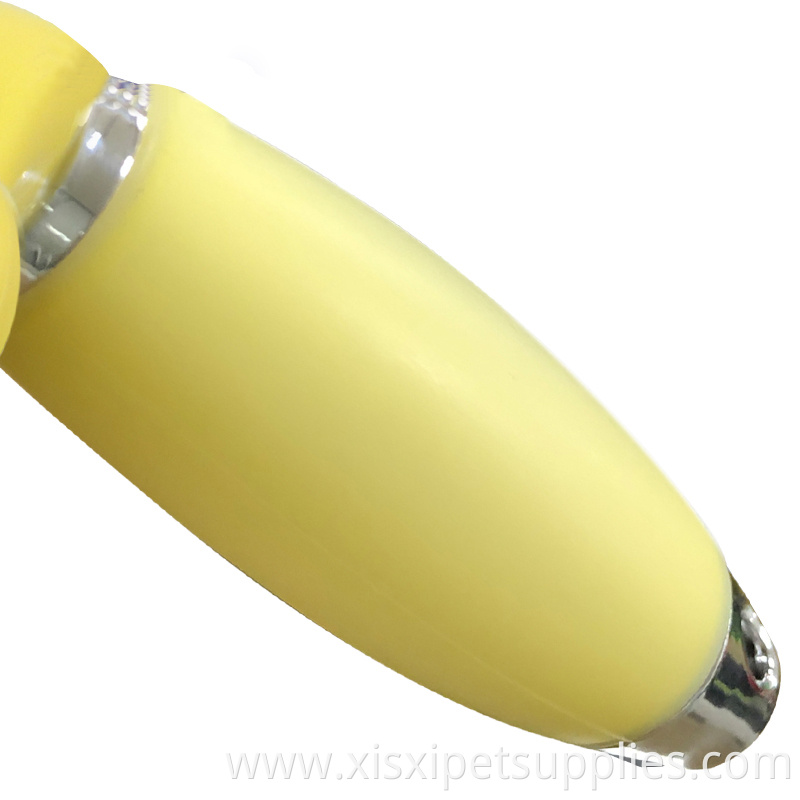 Factory Wholesale High Quality Silicone Handle Self Cleaning Pet Dog Deshedding Tool Brush